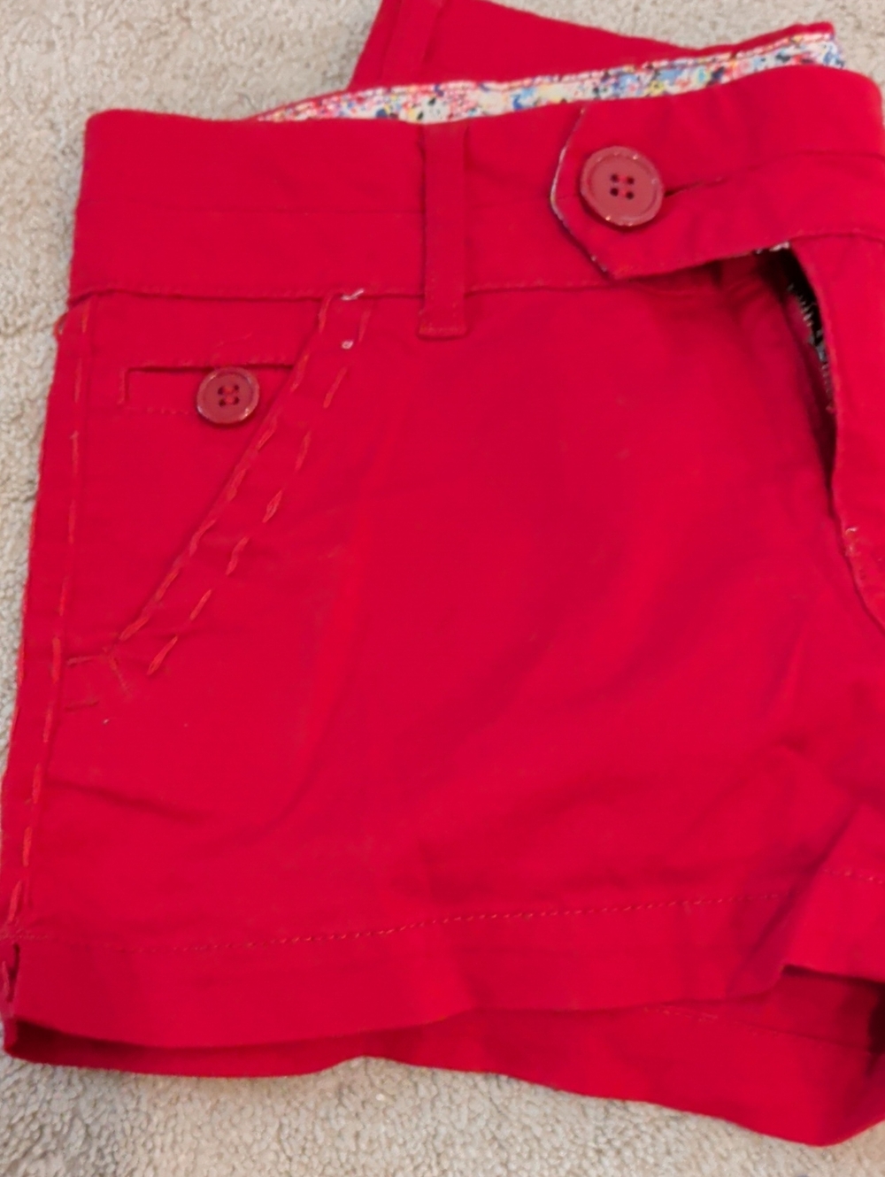 Freestyle Revolution Bright Red Women's Jean Shorts